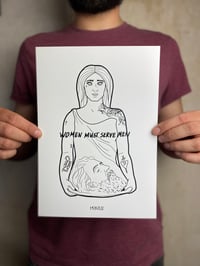 Image 1 of WOMEN MUST SERVE MEN Print