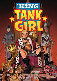 Image 3 of SALE - 'KING TANK GIRL A2 TRIPLE PRINT SET and CUT-OUT CHESS PRINT SET