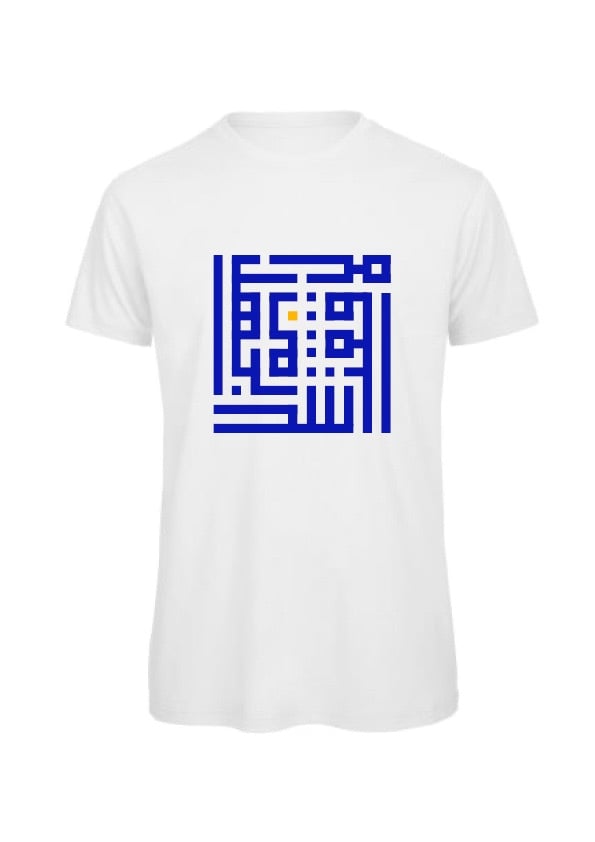Image of Man t-shirt - Blue Y calligraffiti