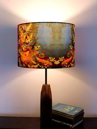 Image 1 of Koi Pond Drum Lampshade by Lily Greenwood (30cm Diameter)