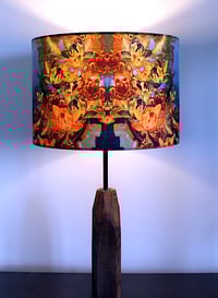 Image 3 of Koi Pond Drum Lampshade by Lily Greenwood (30cm Diameter)