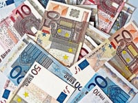 Fake Euro note