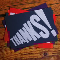 Image 2 of Note postcards | letterpress | silver