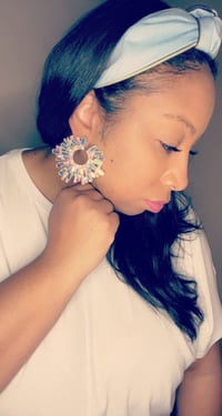 Image 1 of Sunburst earrings- Medium