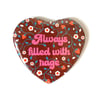 ALWAYS FILLED WITH RAGE - Heart Shaped Button/ Magnet