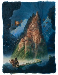 Image 2 of Le château de Lindblum / Lindblum Castle (grand format / full size)