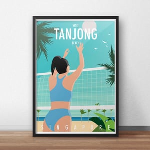 Image of Tanjong Beach Volleyball Poster
