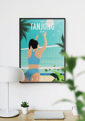 Image of Tanjong Beach Volleyball Poster