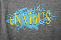 Image 1 of Sunnny Spring Showers - Blue paint/Yellow font