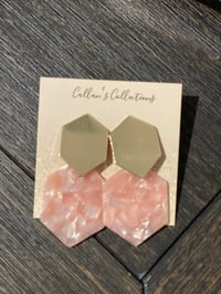 Image 1 of Double Diamond earrings 