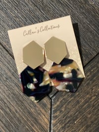 Image 5 of Double Diamond earrings 