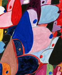 Image 1 of Multicolor Allover  Snoopies 