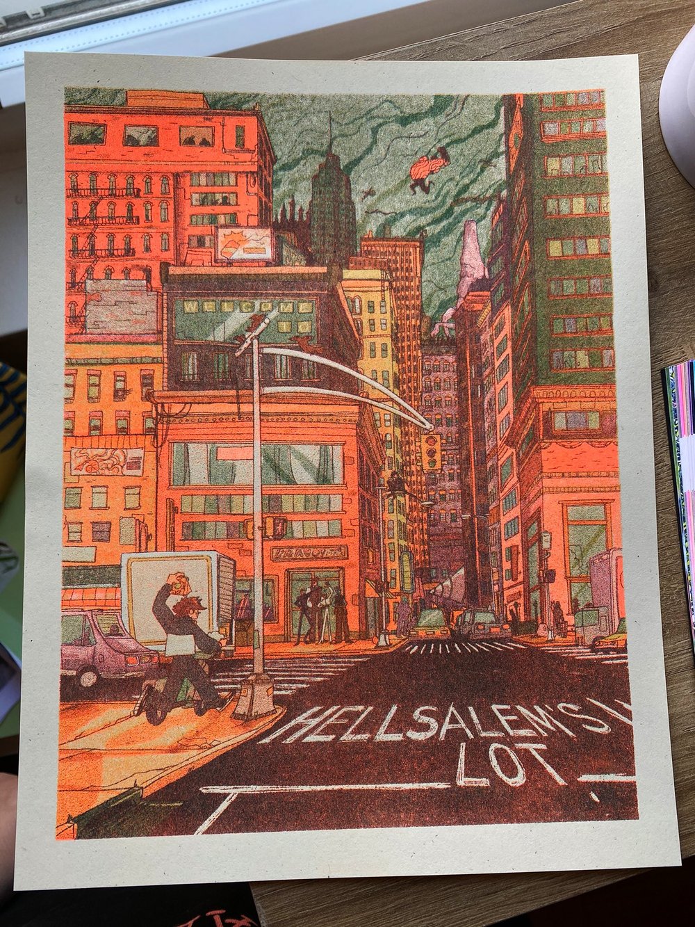 Image of Hell Salem's Lot Risograph 2.0