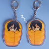Sleepy Aizawa Inspired Double Sided Acrylic Charm