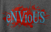 Image 1 of Concrete Coral Reef - Red paint/Blue font 