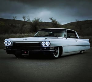 Image of 5-3/4 WHITE COB SOLID HALO SET (4) (SELECT FROM DROP DOWN BOX)