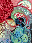 Image of "untitled with spirals" 22" x 17" signed print, open edition