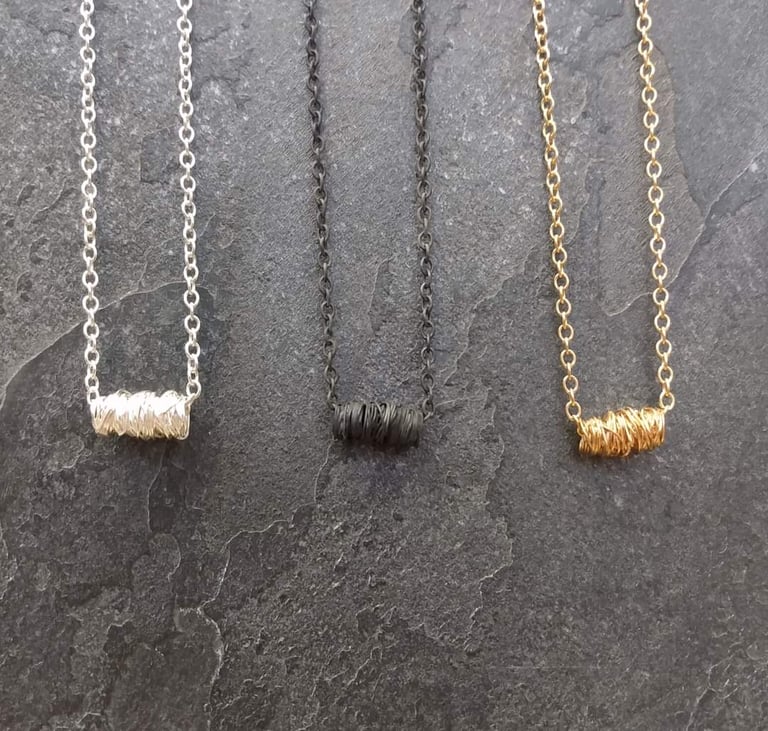 Silver Wrap Necklace  Image 2