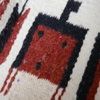 Image 3 of Vintage Native American Navajo Wool Yei Rug