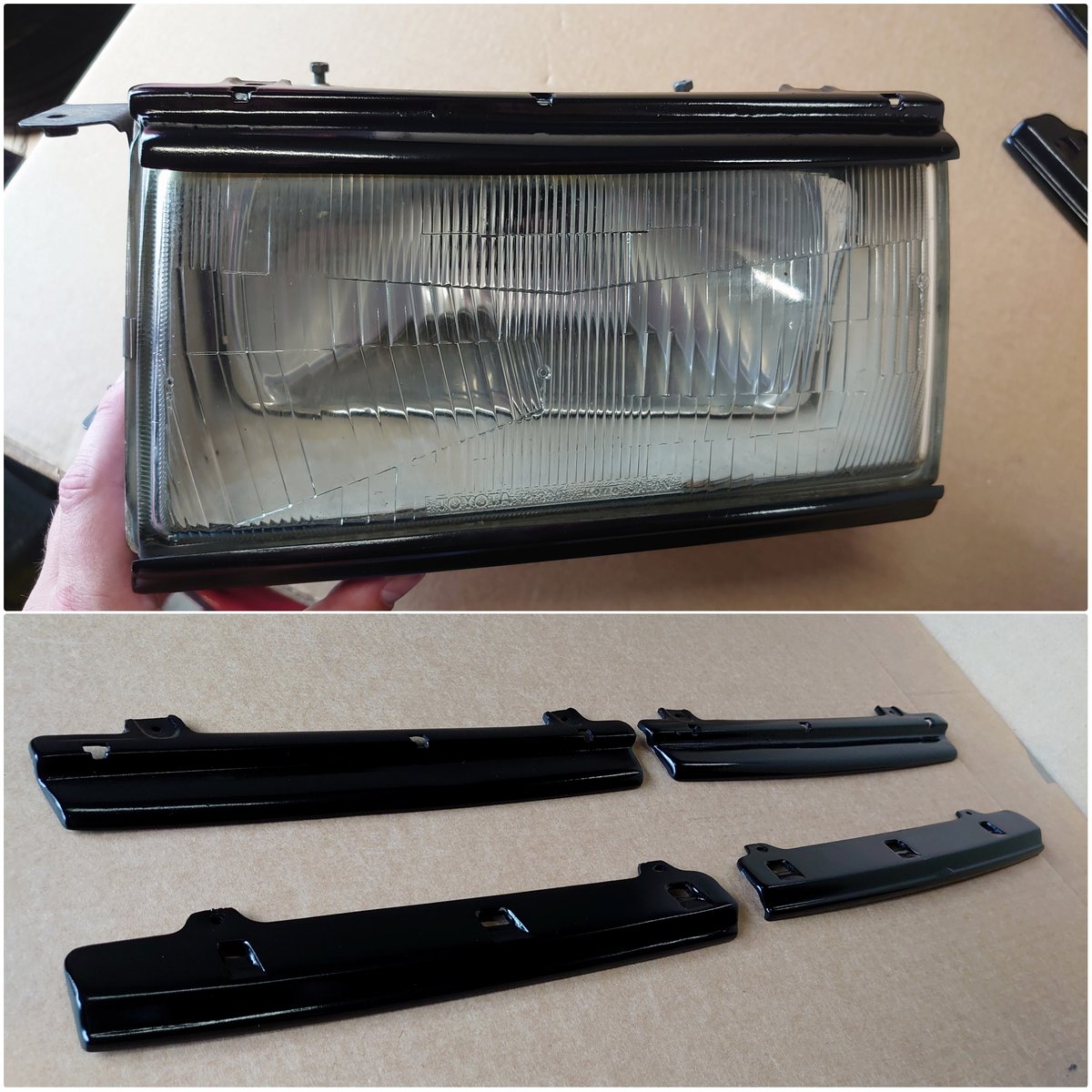 FRP AE86 Kouki Headlight Trims / AE86 WORLD