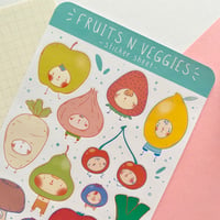 Image 2 of Fruits N Veggies Sticker Sheet