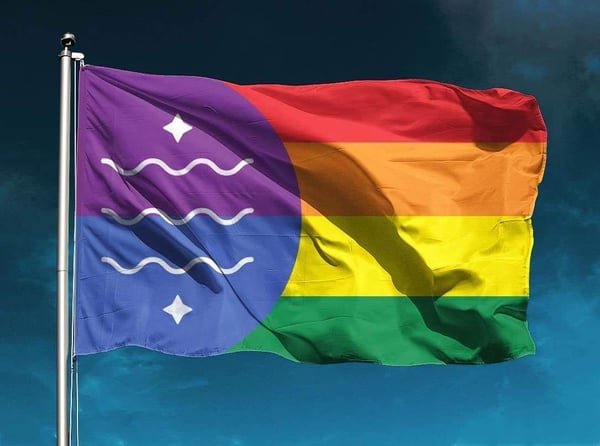 Image of Bellingham Pride Flag - 3x5 feet