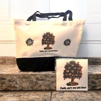 supernatural family tree large tote