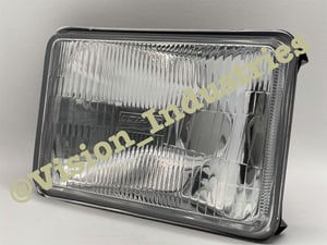 Image of #VISION (4) 4x6 OEM STOCK STYLE GLASS (low & HIGH BEAM) with LED 6K 