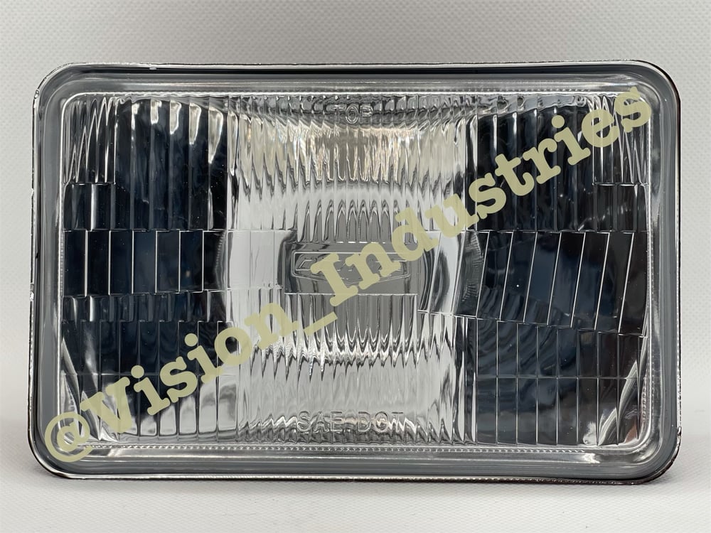 Image of #VISION 4x6 OEM STOCK STYLE GLASS 6K White LED (Low beam only) 