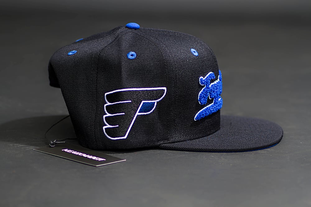 Black/Blue Fayetteville Snapback