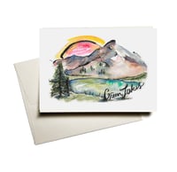 ‘Green Lakes’ Greeting Card 