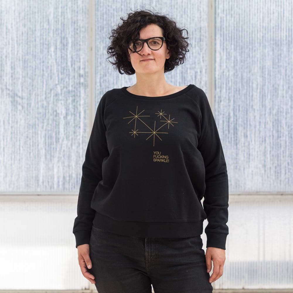 Image of SWEATER WOMAN SPARKLE black