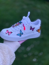 Image 4 of AF1 CUSTOM BUTTERFLY SNEAKERS 