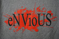 Image 1 of Volcanic - Red paint/Black font