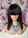 HUMAN HAIR BANG WIG -12