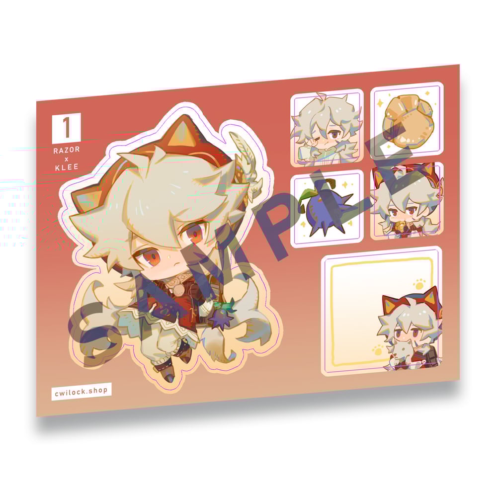 Razor Sticker Sheet | cwilock