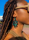 Eden Earrings in Green