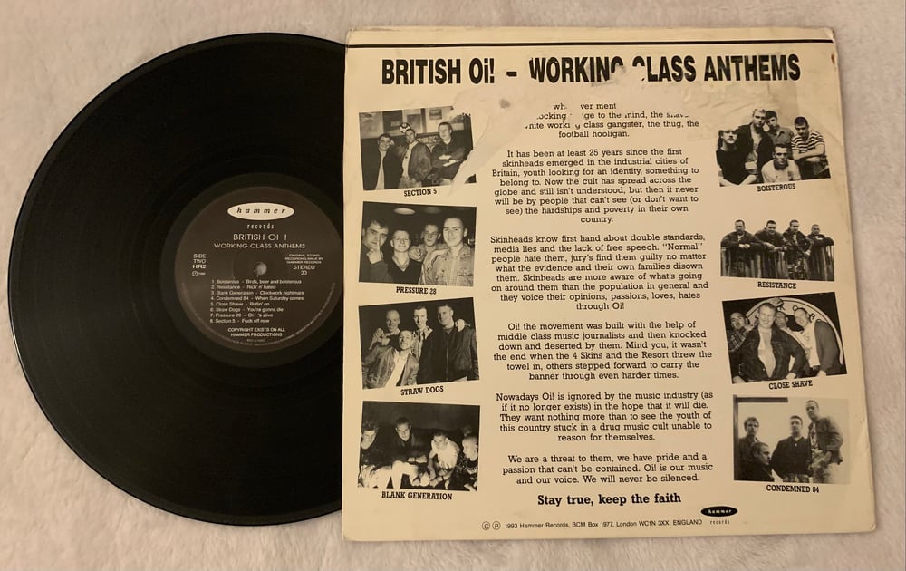 British Oi!- Working Class Anthems 