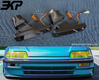 Image 2 of 88-89 Honda EF CIVIC / CRX Turn Signal Brake 2.5"/3" Duct (1 pc L or R) | Amber LED | 3D-FDM