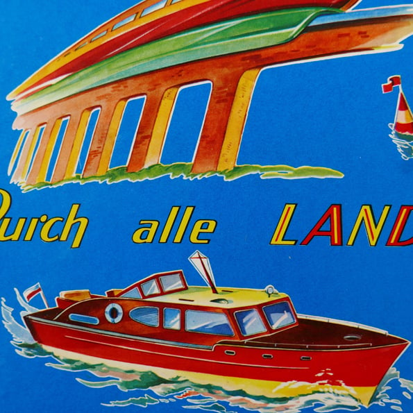 Image of Durch alle LANDE - vintage children picture book