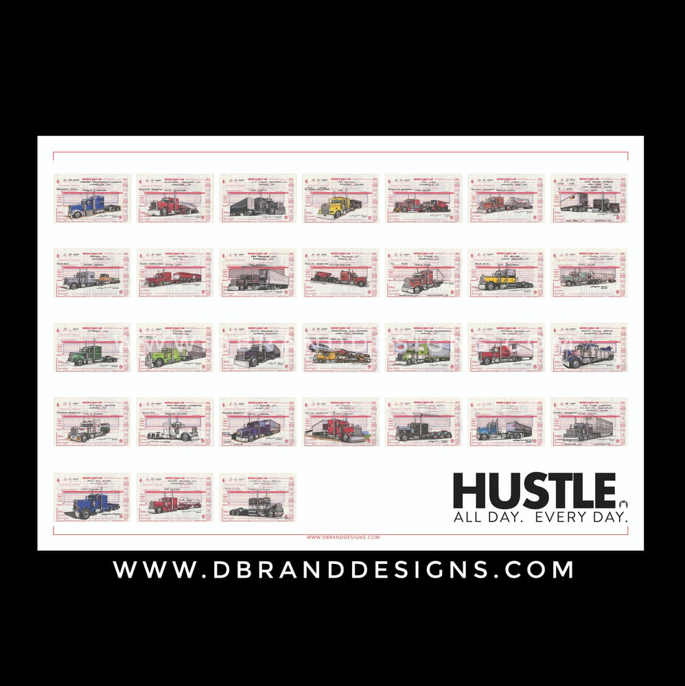Image of Hustle - Heavy Hitters 1 - 13x19 Print