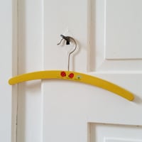 Image 1 of Vintage Children's Hanger - yellow