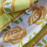 Image 1 of Vintage Towel & Washclothes - Flowers