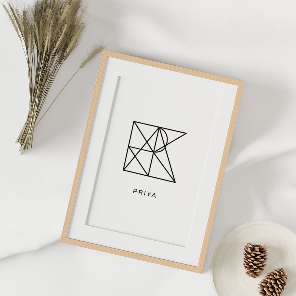 Image of Priya Name art
