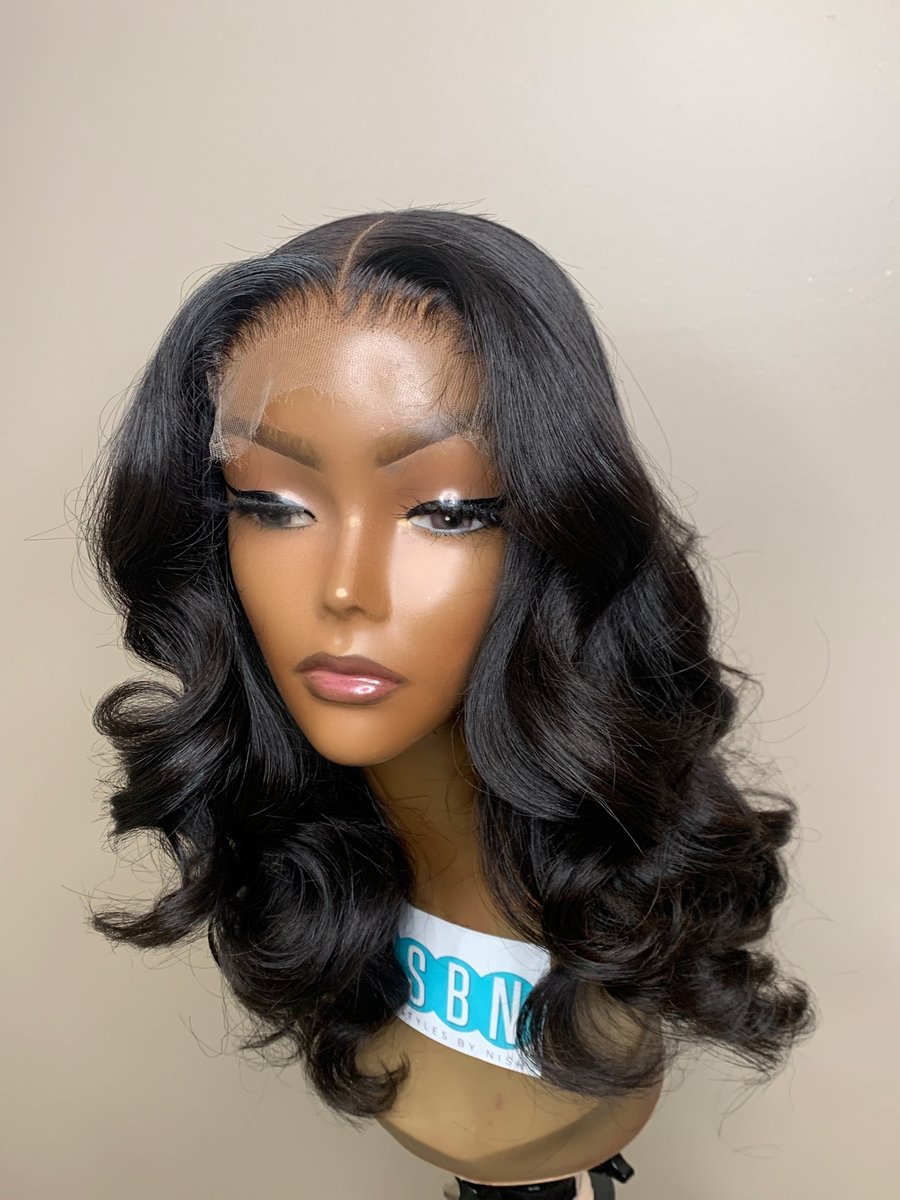 5x5 WIG MIDDLE PART SOFT CURL | HSBNwigs