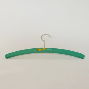 Image of Vintage Children's Hanger - green