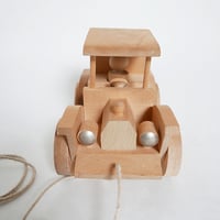 Image 1 of Vintage Wooden Car