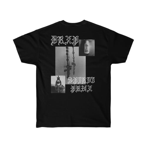 Image of SPIRIT PUNX BLACK/WHITE SHORTSLEEVE TEE