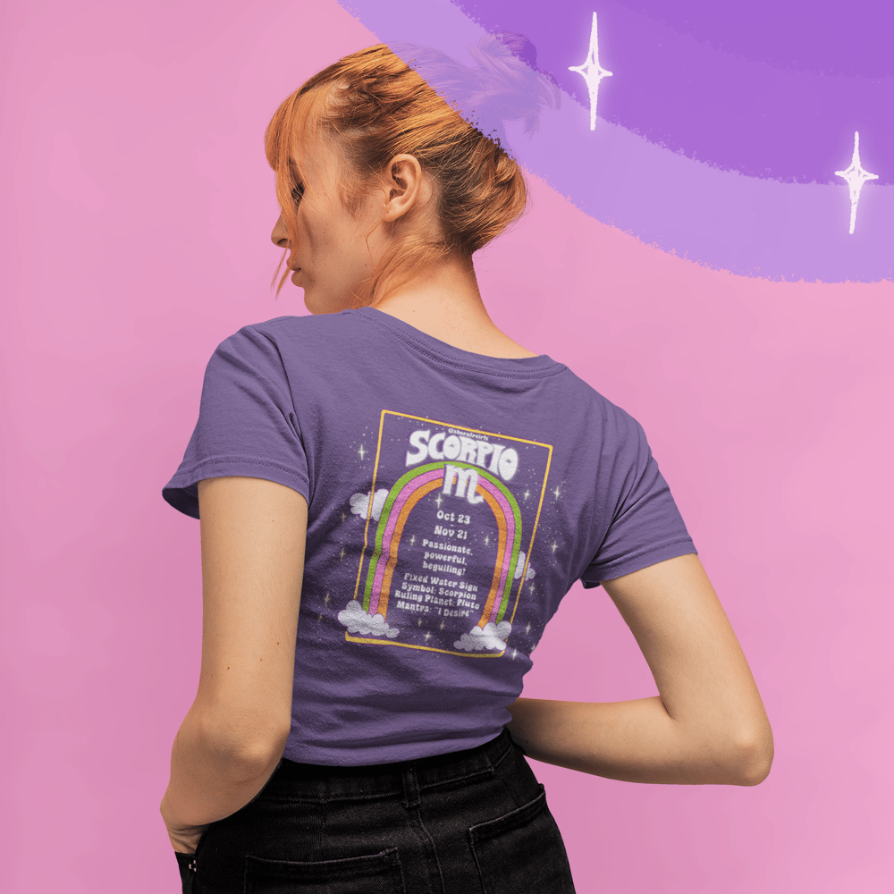 Image of SCORPIO PULP ASTROLOGY TEE