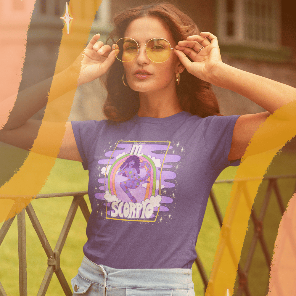 Image of SCORPIO PULP ASTROLOGY TEE